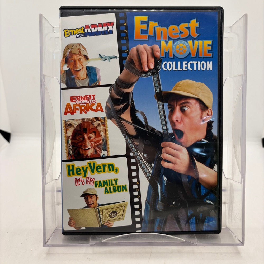 Ernest Movie Collection DVD 3-Film Set In the Army Goes to Africa Family Album